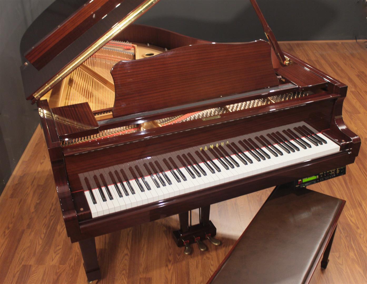 Yamaha Disklavier DC2 5'8'' Player Grand Piano Polished Mahogany eBay