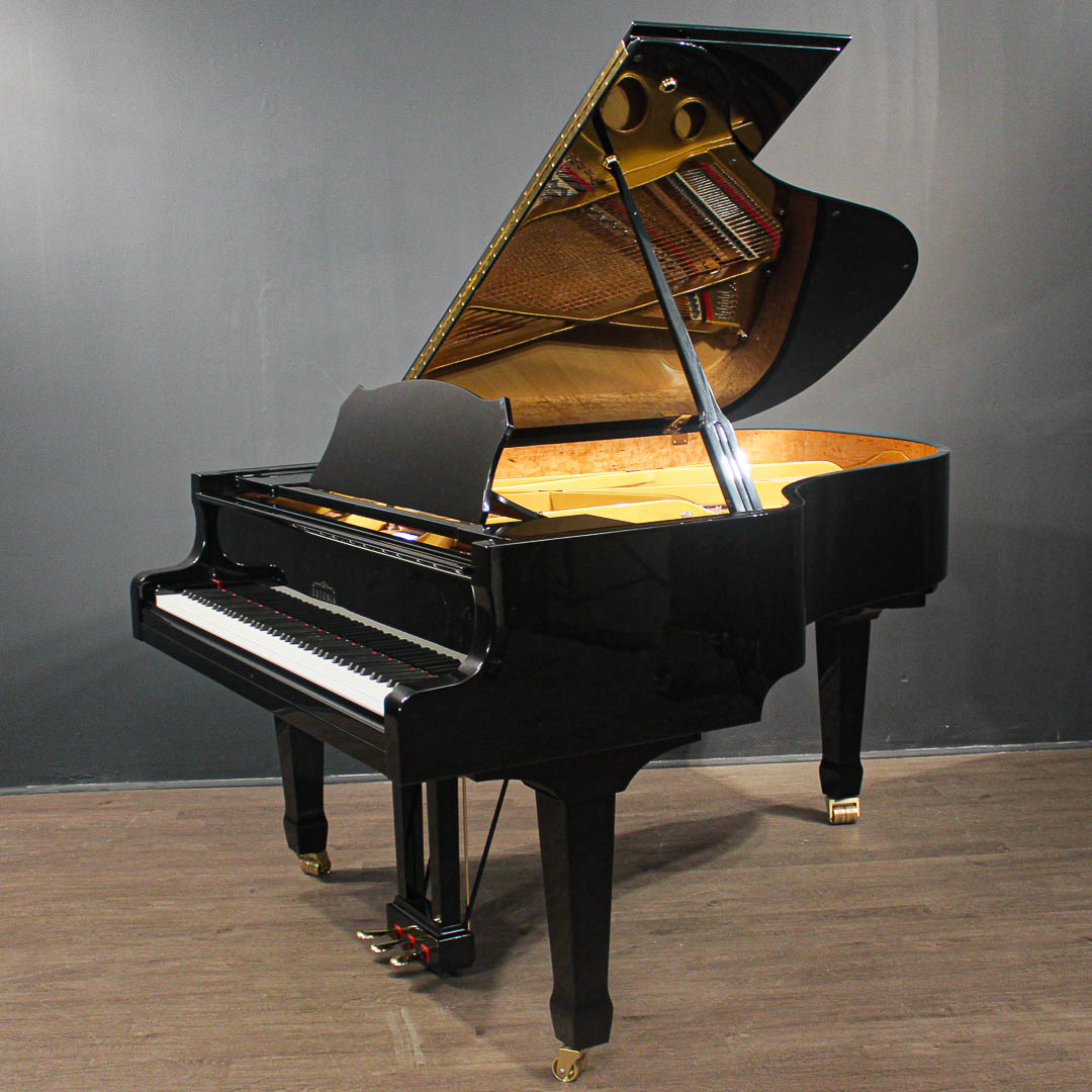 Estonia L-190 6'3'' Grand Piano Polished Ebony | Grand Pianos