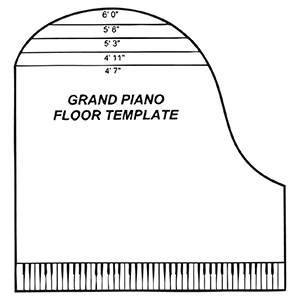 grand piano shape