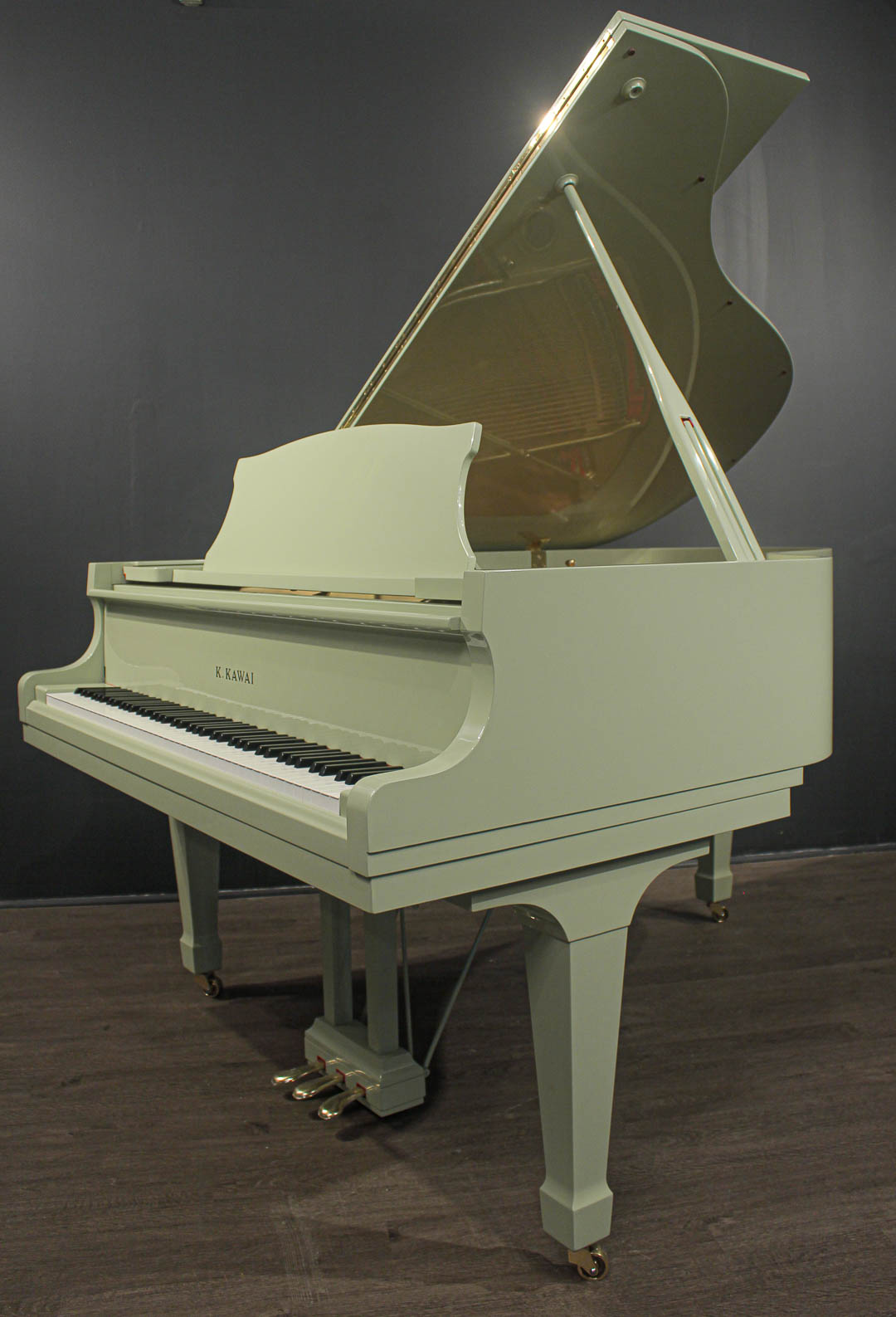 Kawai Grand Piano 6'1'' KG-3C Aspen Green | Four Star Reconditioned Pianos