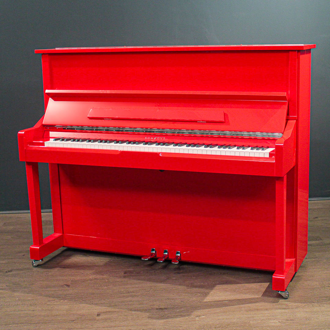red grand pianos