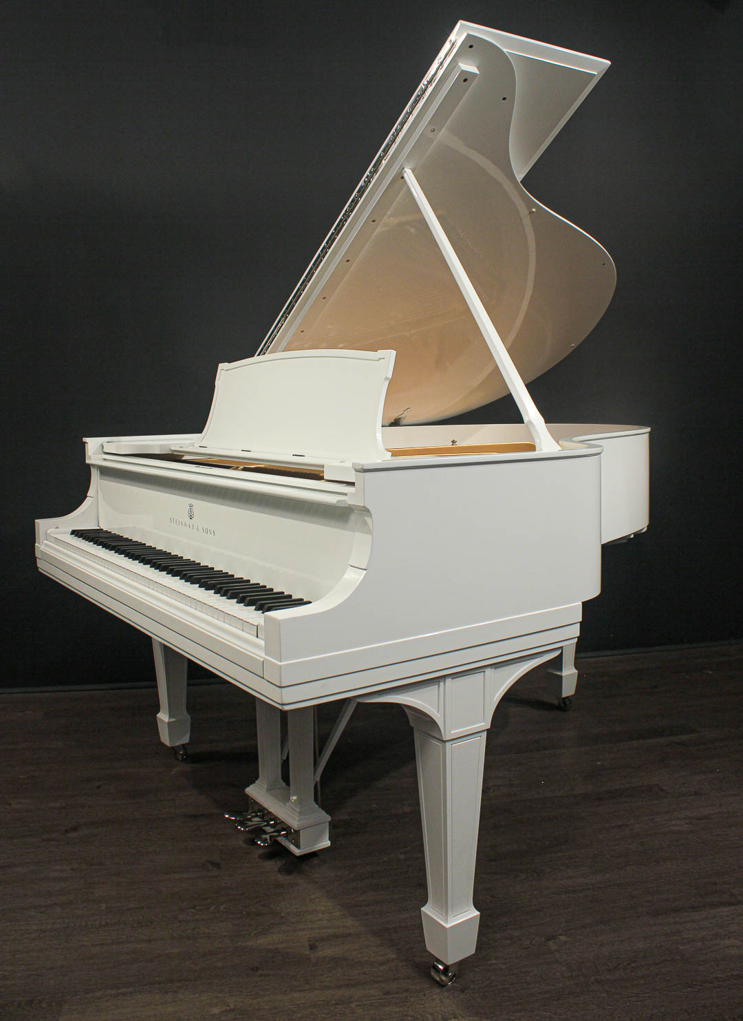 Steinway Model O 5'10'' Grand Piano White Restored | Grand Pianos