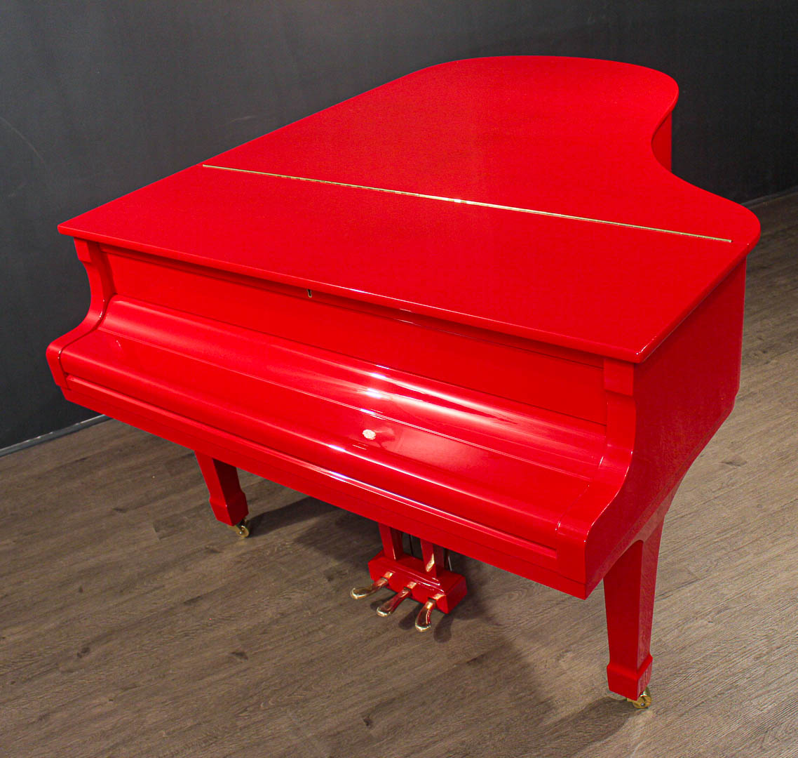 Yamaha 6 Grand Piano Polished Red G3 Grand Pianos