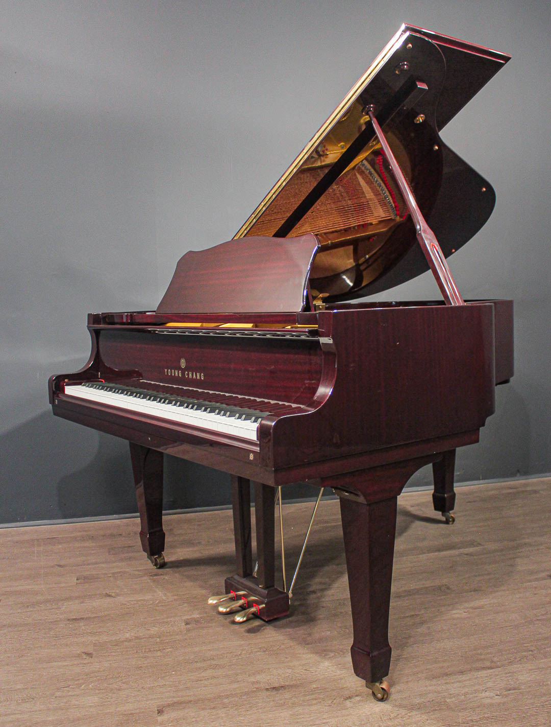 Young Chang 5'9'' Player Grand Piano Polished Mahogany PianoDisc/QRS |  Player Pianos