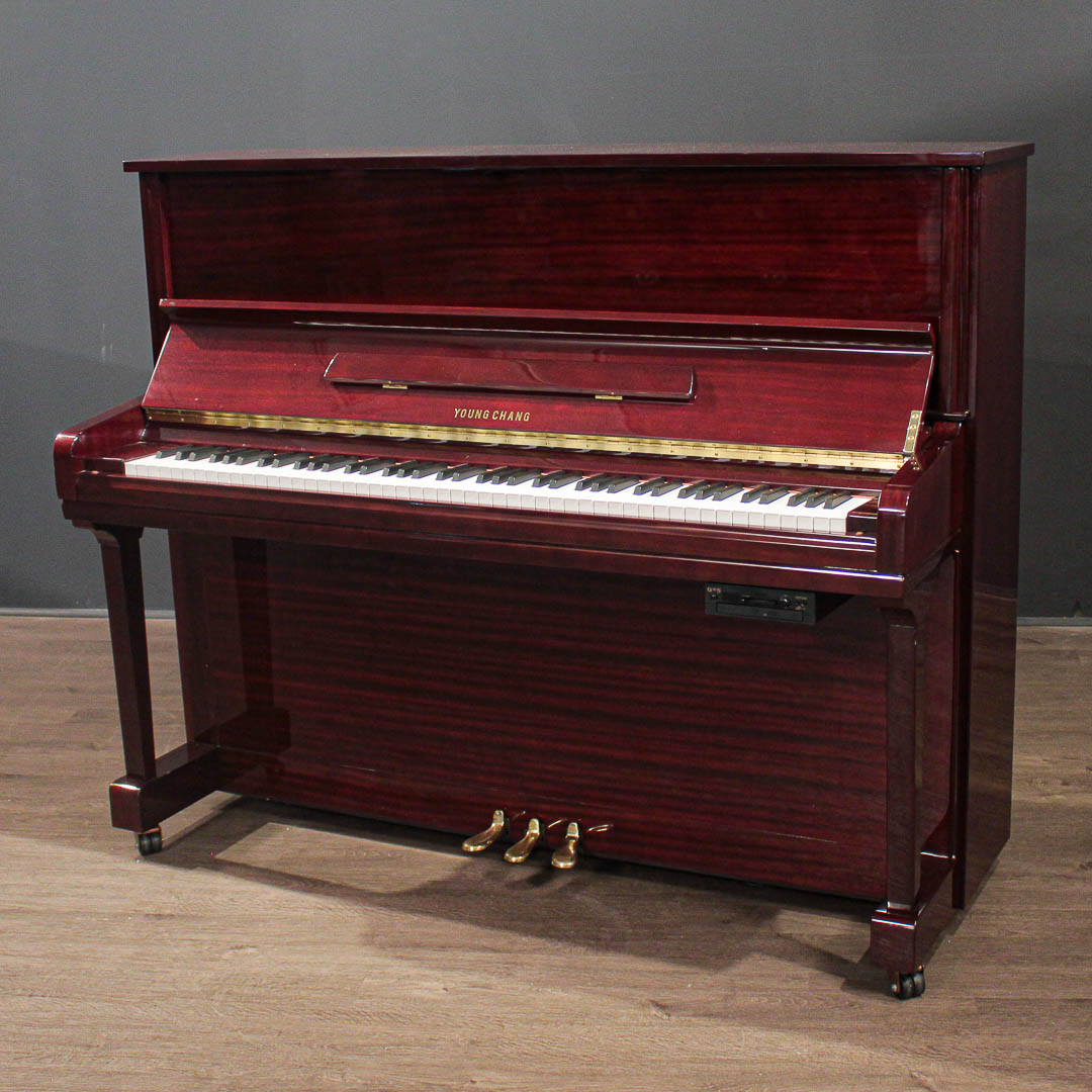 Young Chang Player Upright Piano GE-121 QRS PNOmation | Upright Pianos
